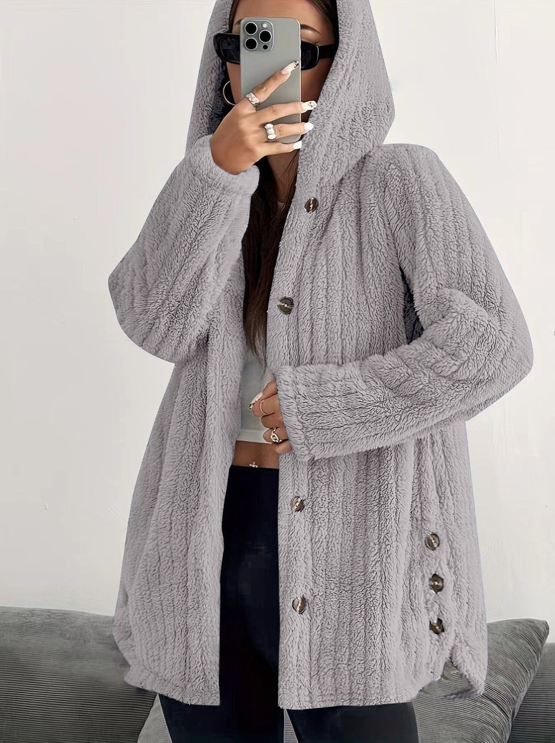 Robine - Long Sleeve Winter Hooded Jacket