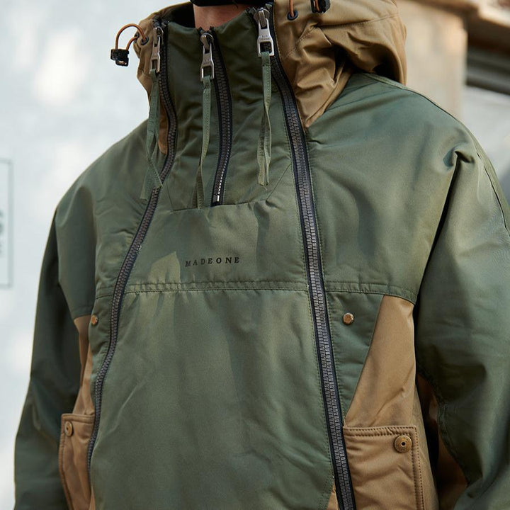 Emir - Double Zipper Down Warm Jacke