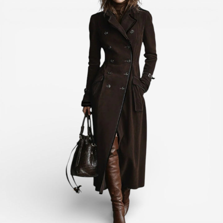 Ingeborg - Suede Trench Coat
