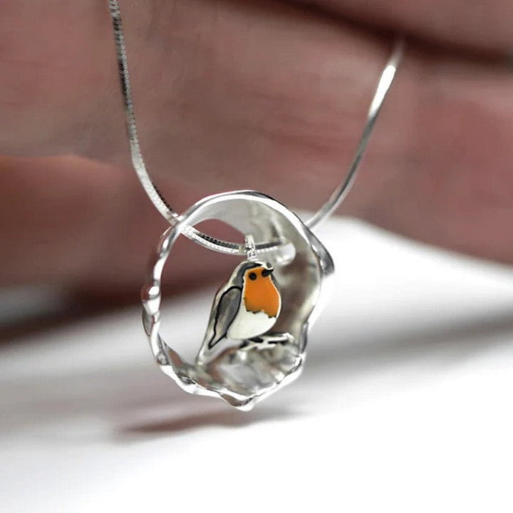 Cezarine -  Necklace With a Robin | 1+ 1 Free