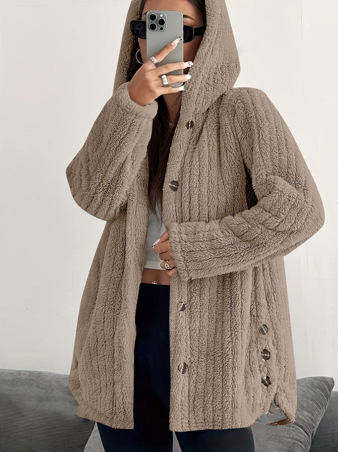 Robine - Long Sleeve Winter Hooded Jacket