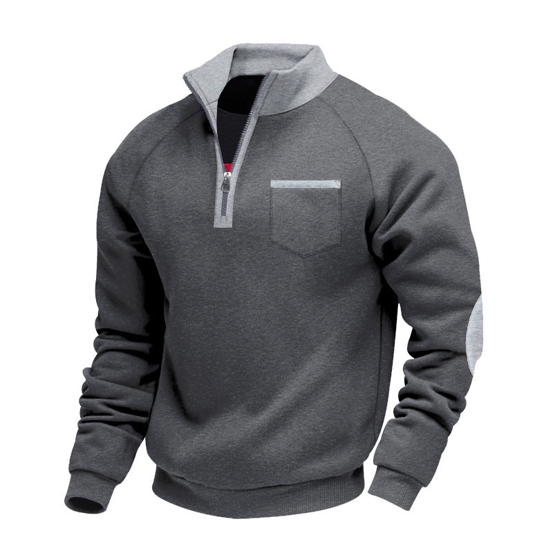 Trond - Fleece Quarter-Zip Sweatshirt