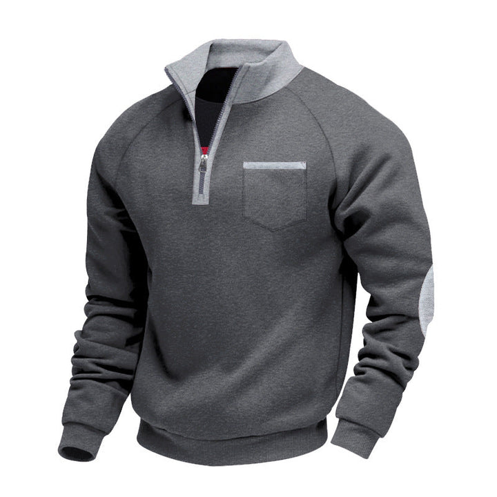 Trond - Fleece Quarter-Zip Sweatshirt