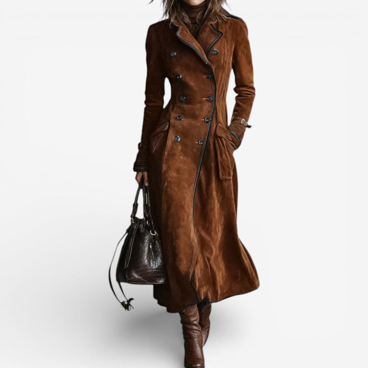 Ingeborg - Suede Trench Coat