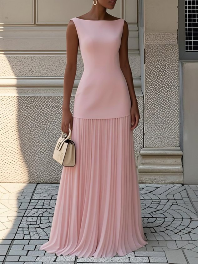 Ndilokelwa - Pleated Maxi Dress