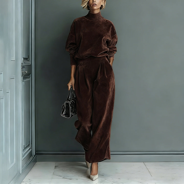 Lironah - Comfortable Leisure Warm Two Piece Set