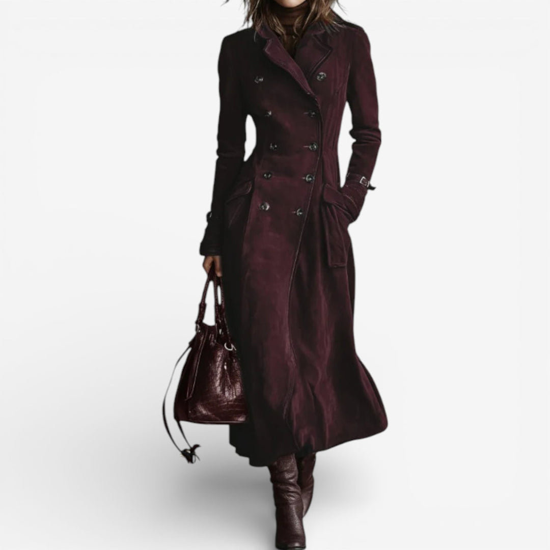 Ingeborg - Suede Trench Coat