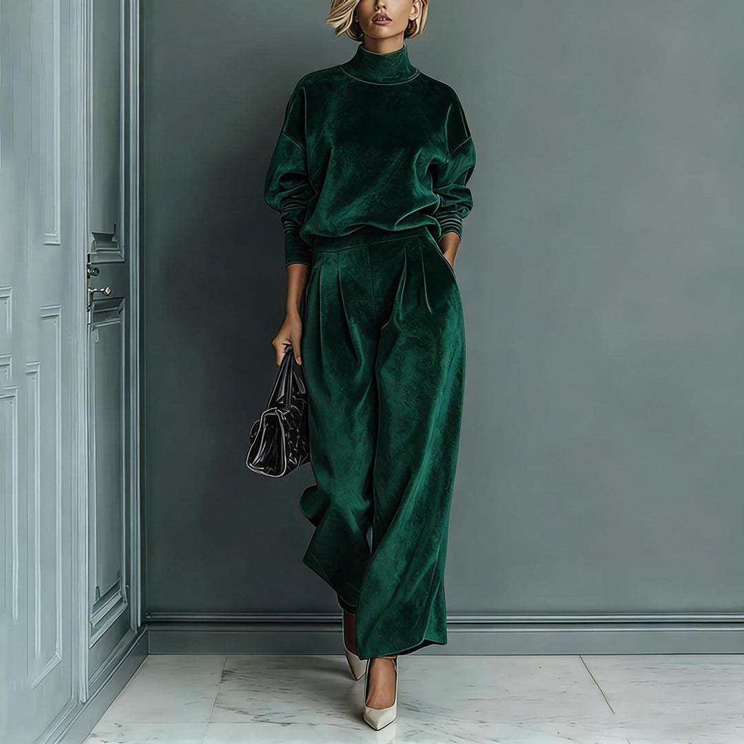 Lironah - Comfortable Leisure Warm Two Piece Set