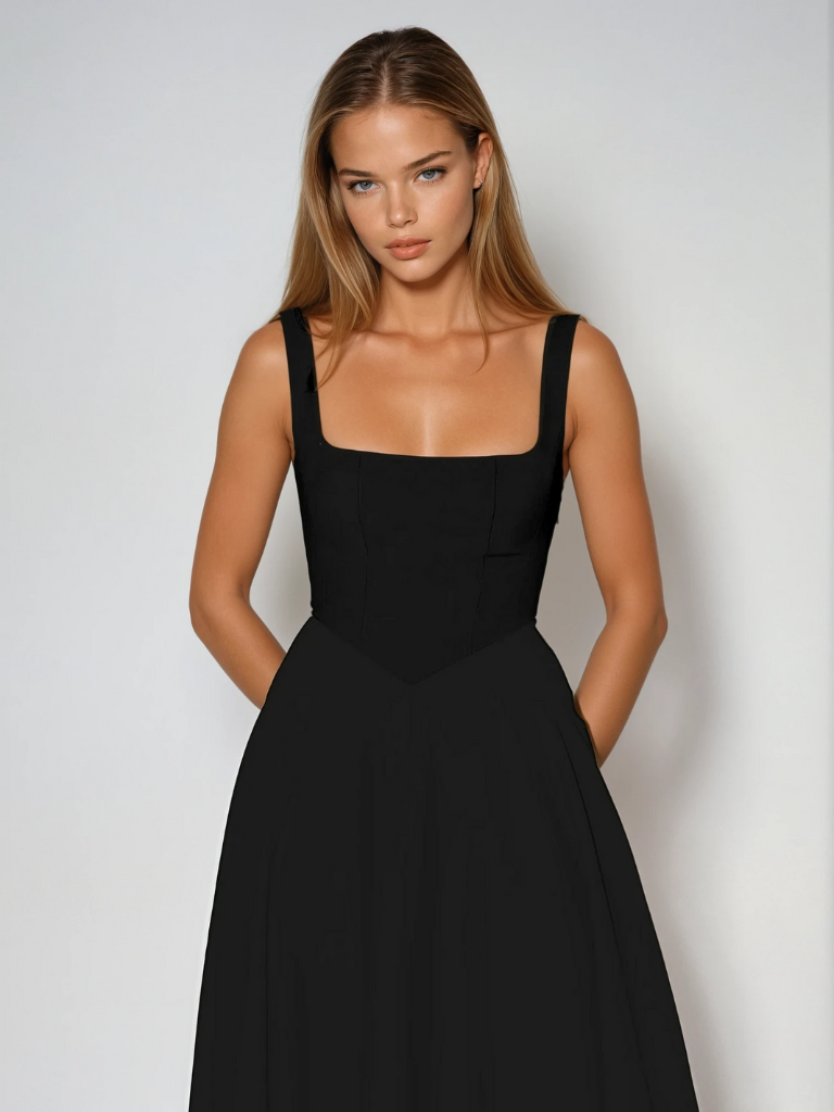 Zinovia - Stylish Sleeveless Dress
