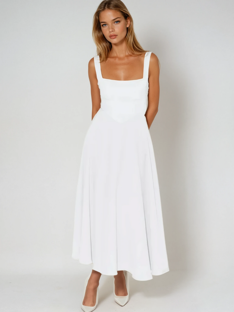 Zinovia - Stylish Sleeveless Dress