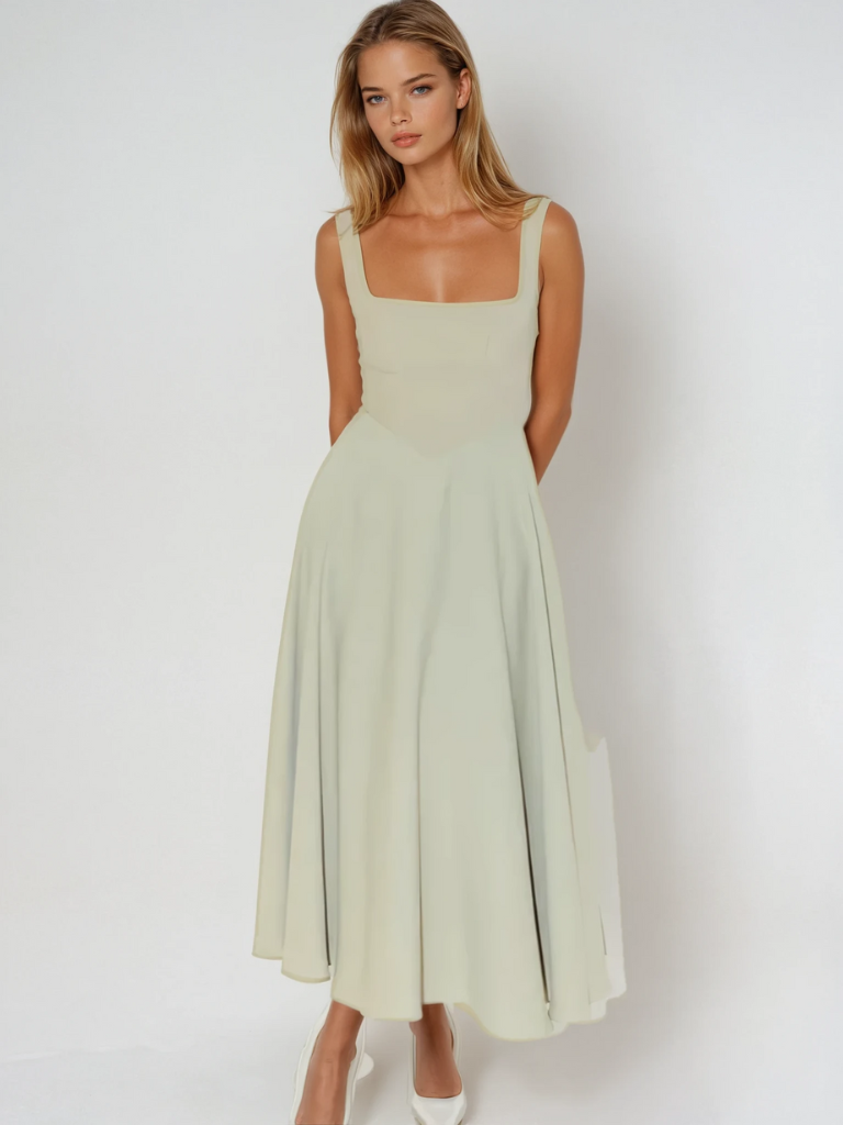 Zinovia - Stylish Sleeveless Dress