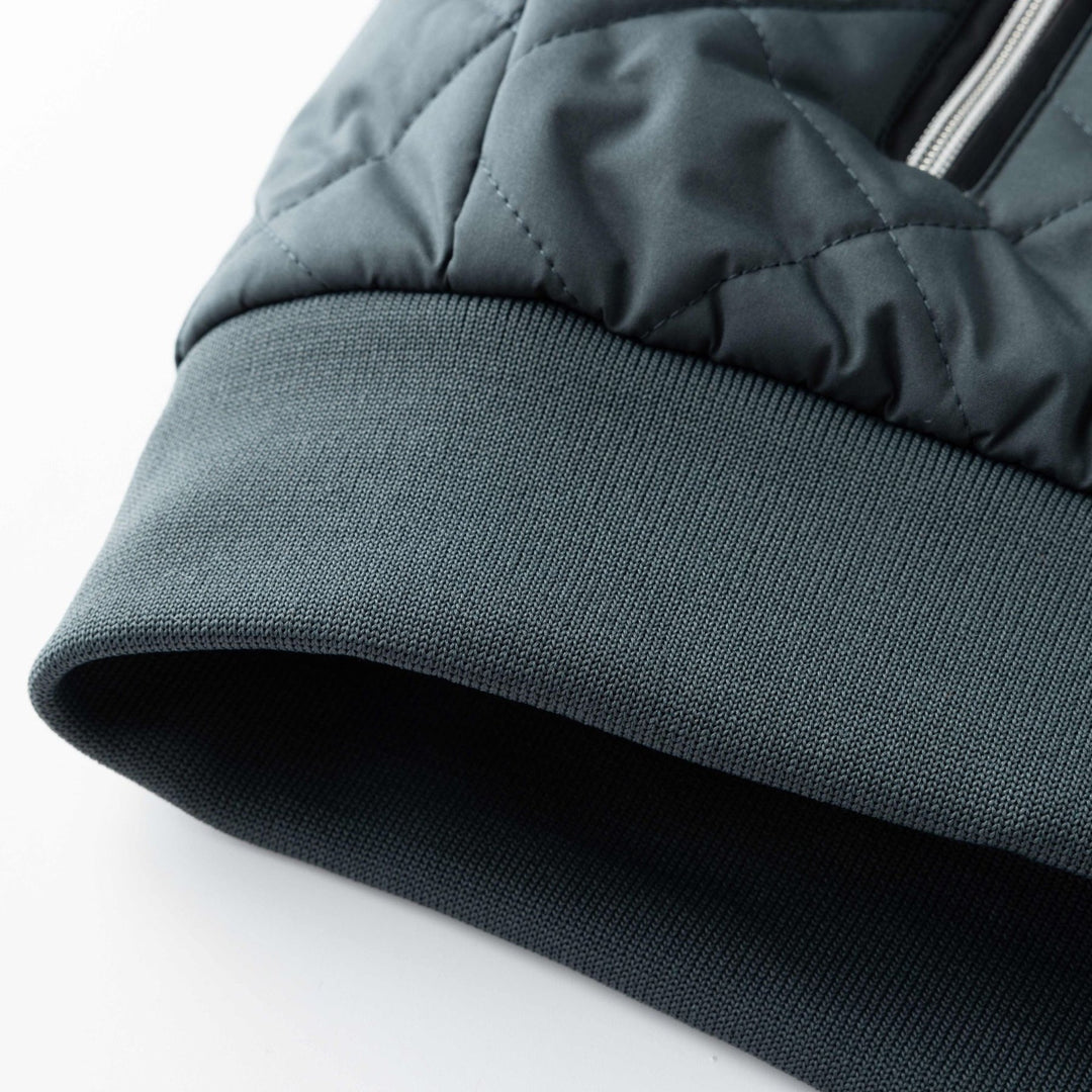 Hristo - Diamond Pattern Fleece Lined Jacket