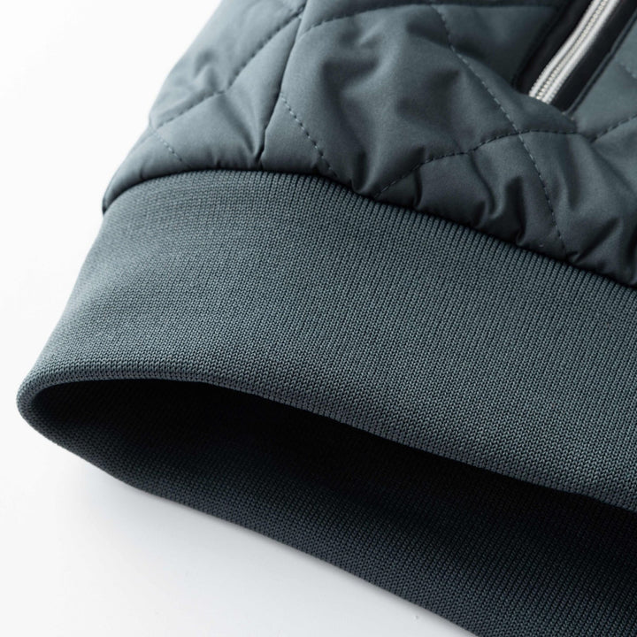 Hristo - Diamond Pattern Fleece Lined Jacket