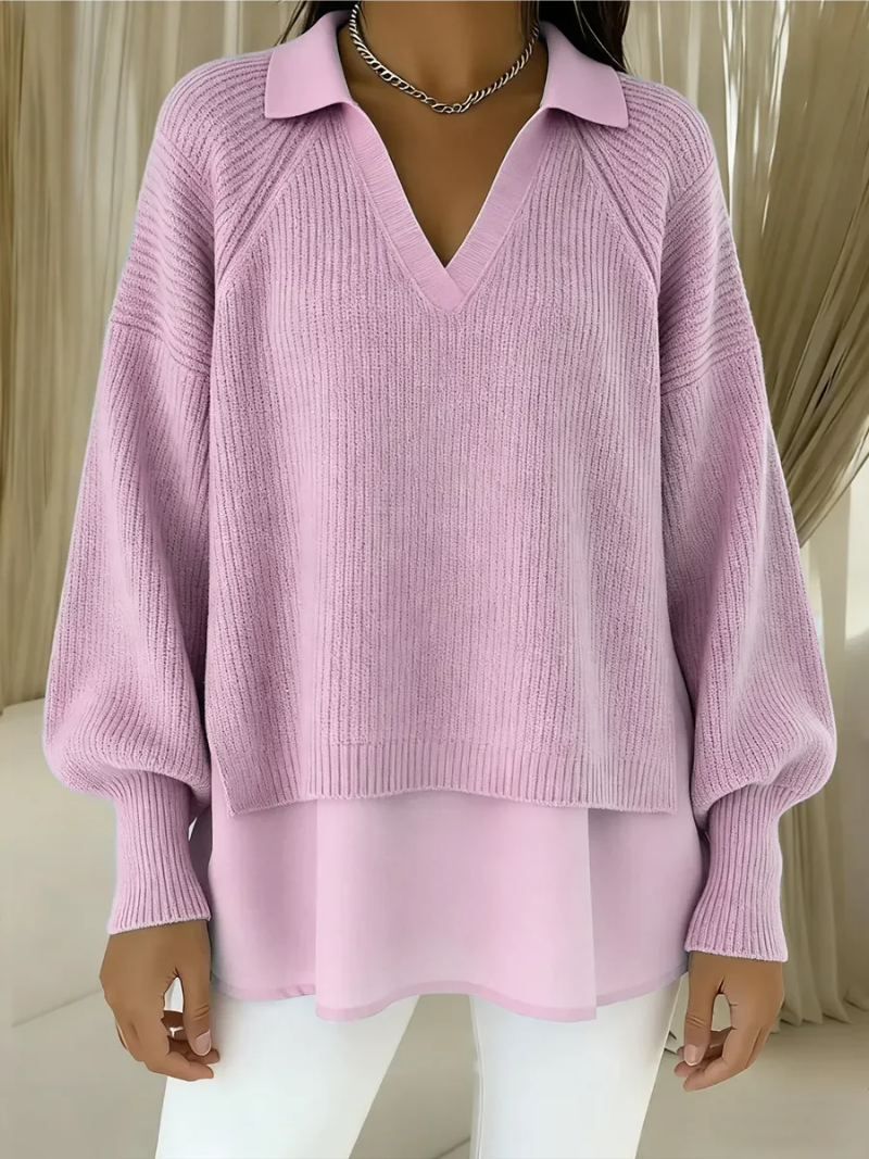Ofra - Long Sleeve Knitted Sweater