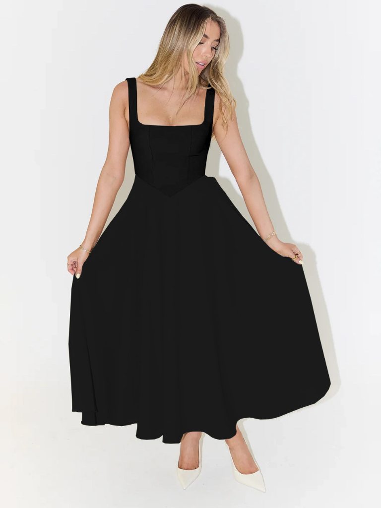 Zinovia - Stylish Sleeveless Dress