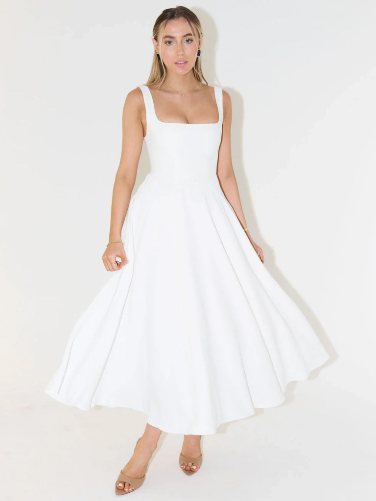 Zinovia - Stylish Sleeveless Dress