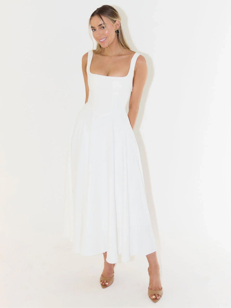 Zinovia - Stylish Sleeveless Dress