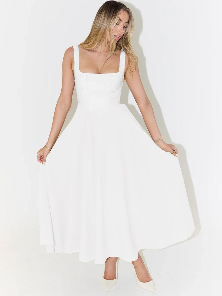 Zinovia - Stylish Sleeveless Dress