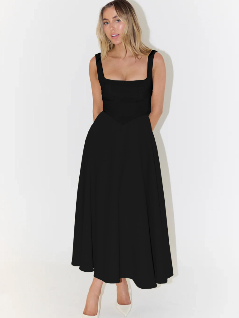 Zinovia - Stylish Sleeveless Dress