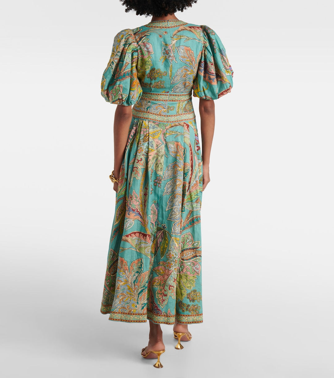 Taliqua - Fashionable Short Sleeve Printed Dress