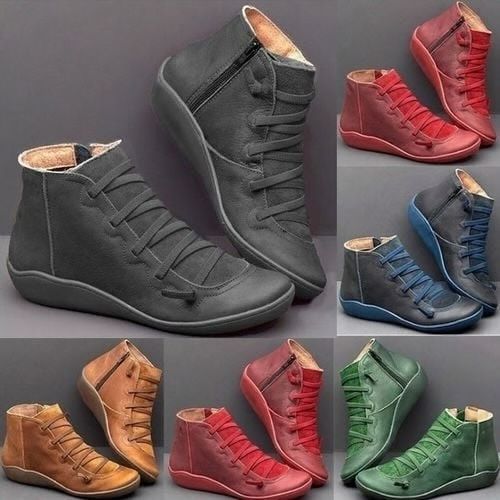 Axiomguard - Orthopedic Lace Up Ankle Boots