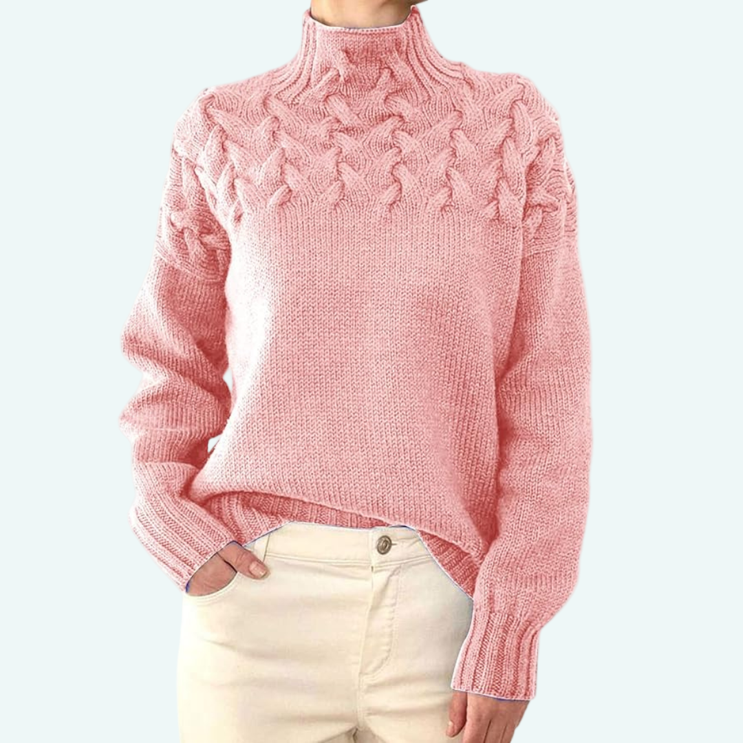Farrah - Elegant Knitted Turtleneck Sweater