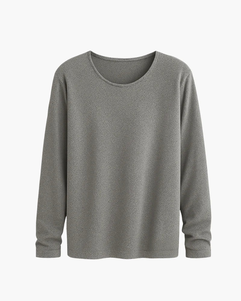 Beltran - Elegant Long Sleeve Knitted Shirt