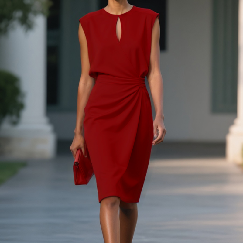 Chantalle - Casual Sleeveless Midi Dress