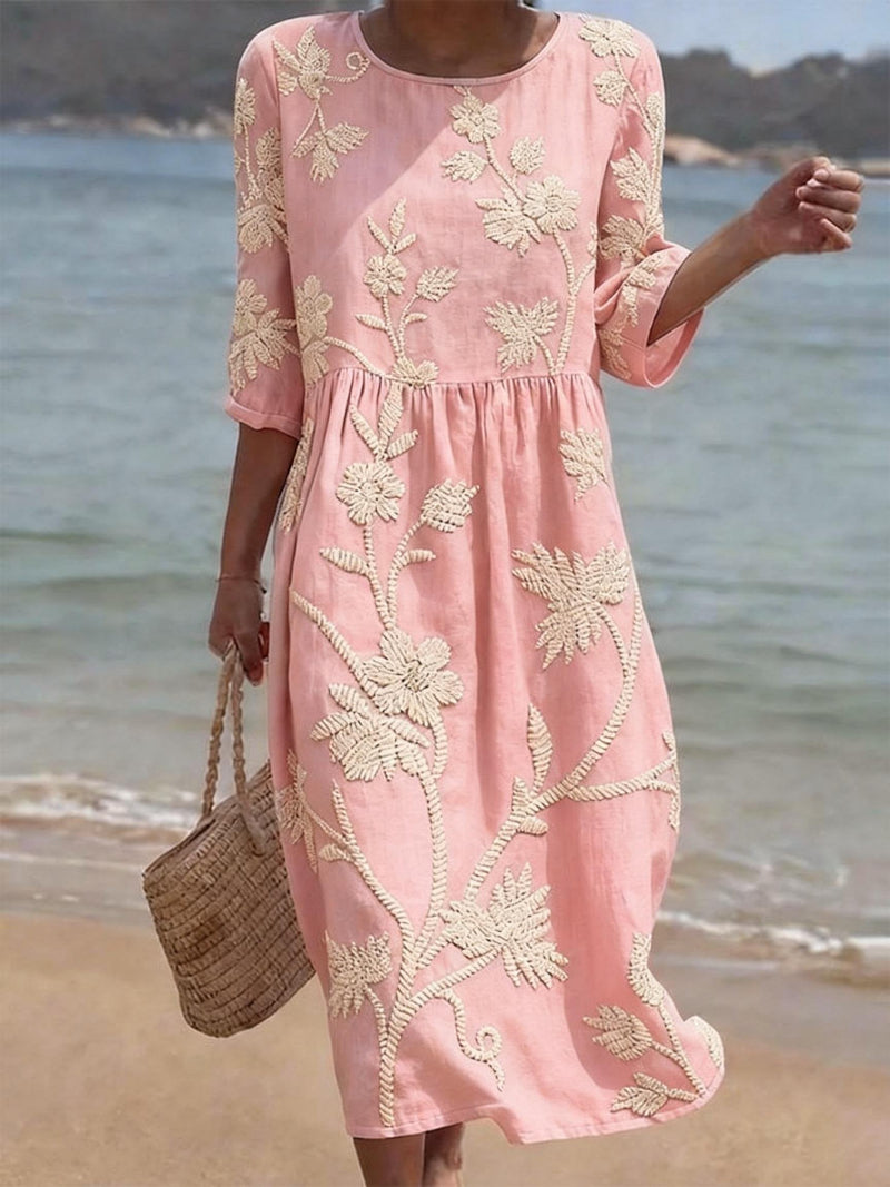 Kleopatra - Embroidered Vintage Dress