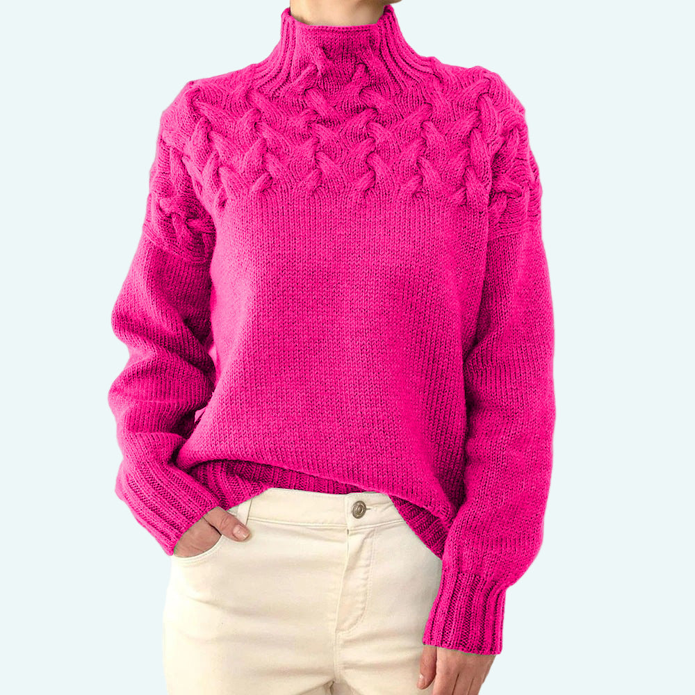 Farrah - Elegant Knitted Turtleneck Sweater