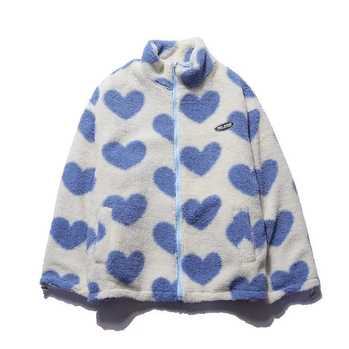 Almit - Long Sleeve Jacket With Heart Print
