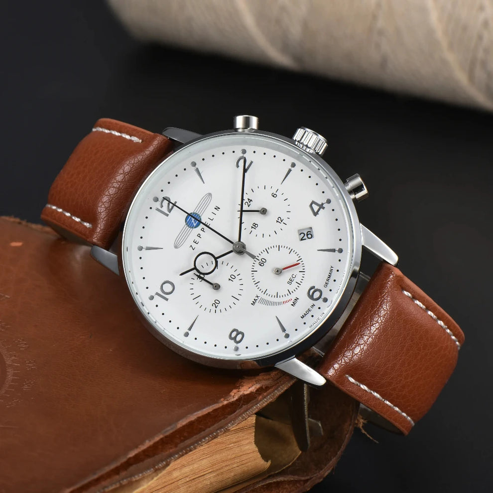 Endrit - Classic Timer With Leather Strap
