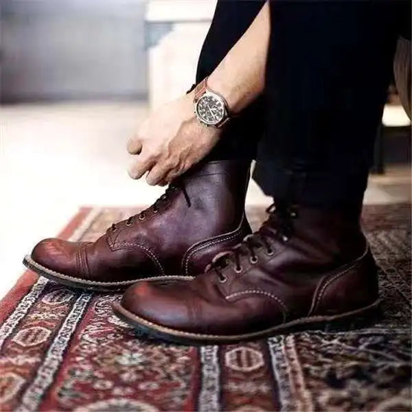 Darvin – Leather Ankle Boots