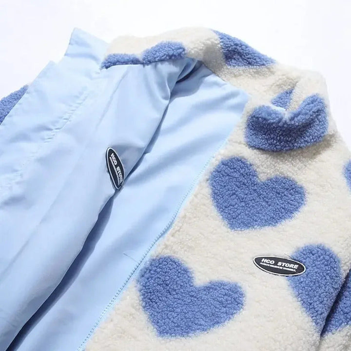 Almit - Long Sleeve Jacket With Heart Print
