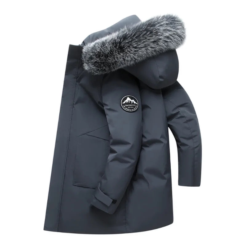 Eyal - Elegant Long Sleeve Bouclier Parka