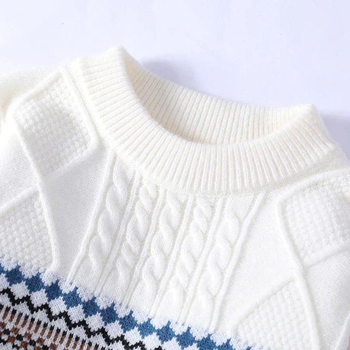 Isidoro - Comfortable Nordic Knit Sweater
