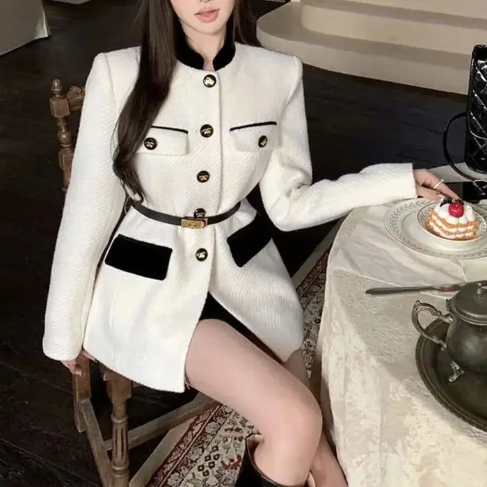 Aruna - High-End Tailored Jacket With Belt