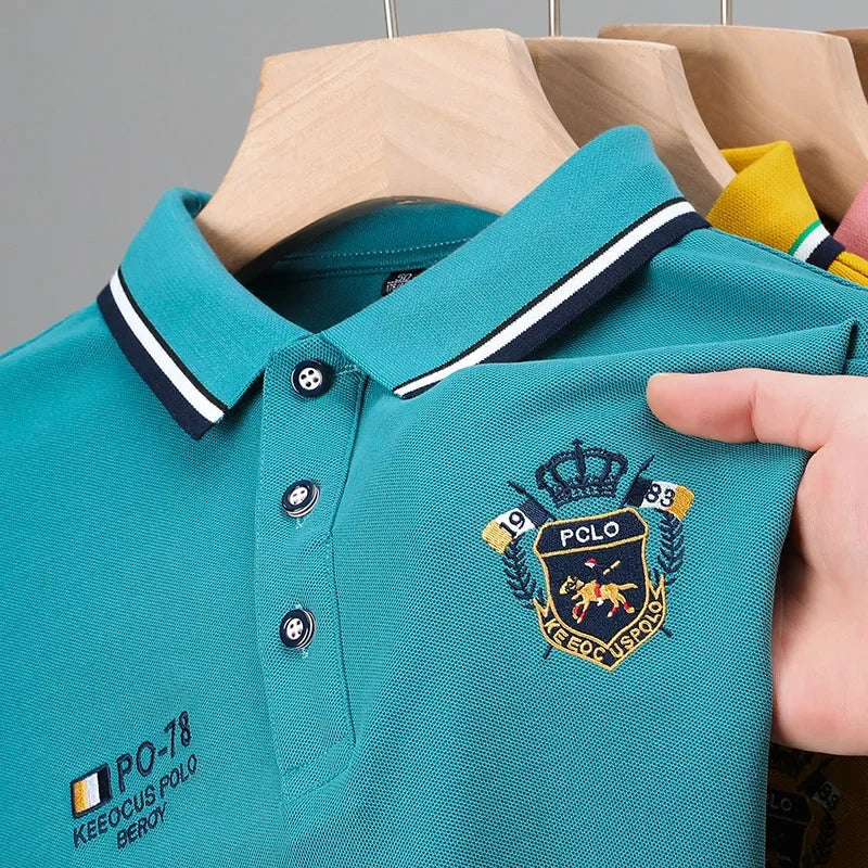 Mariusz - Breathable Short Sleeve Polo Shirt