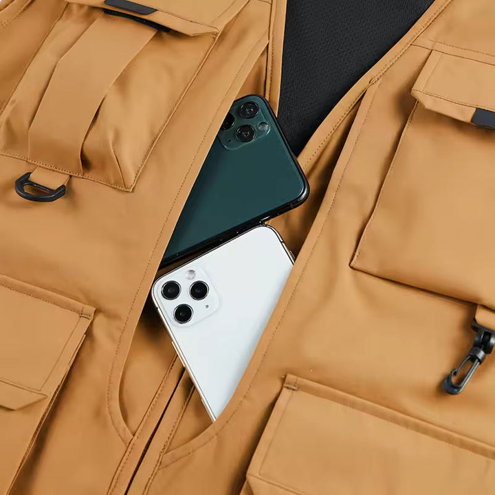 Mose - Breathable Multi Pocket Cargo Vest