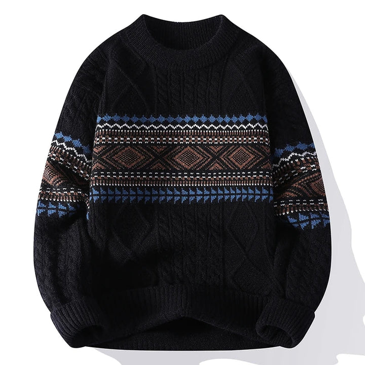 Isidoro - Comfortable Nordic Knit Sweater