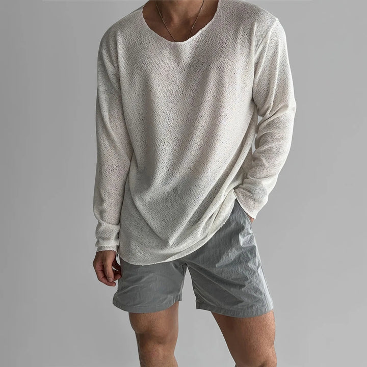 Arturo - Round  Neck Shirt With Long Sleeve