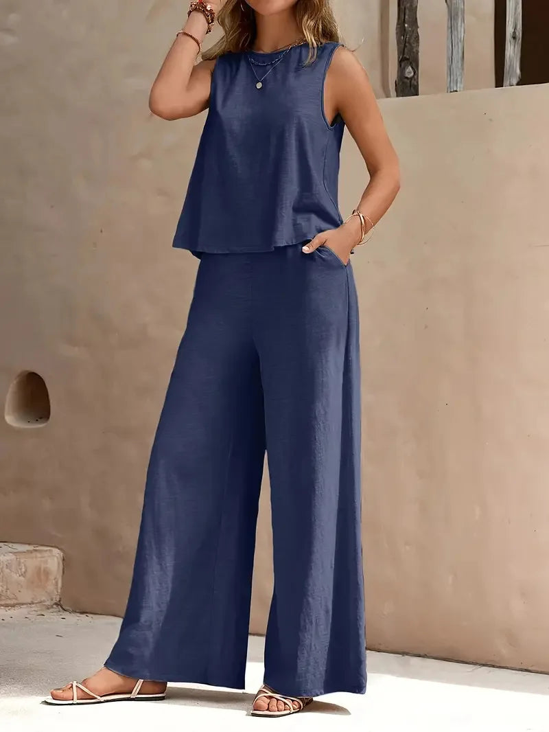 Dollie - Sleeveless Two Piece Set