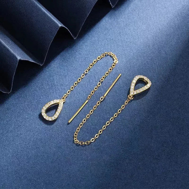Soazig - Drop Ear Line Long Hanging Earrings