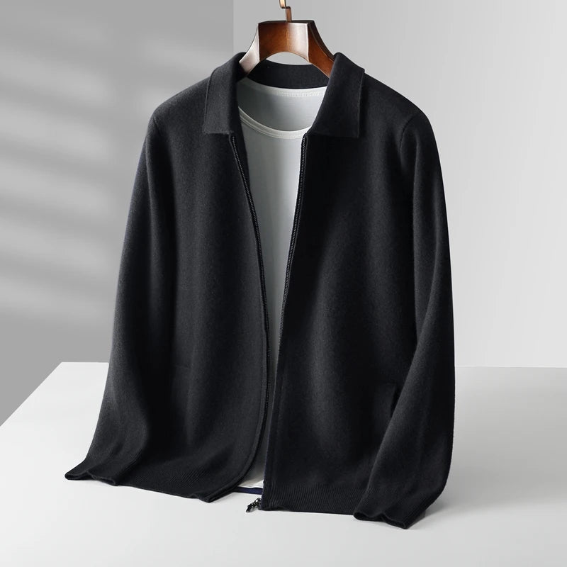 Quinton - Cashmere Cardigan With Zipper