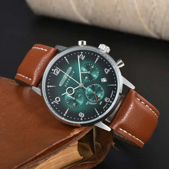 Endrit - Classic Timer With Leather Strap