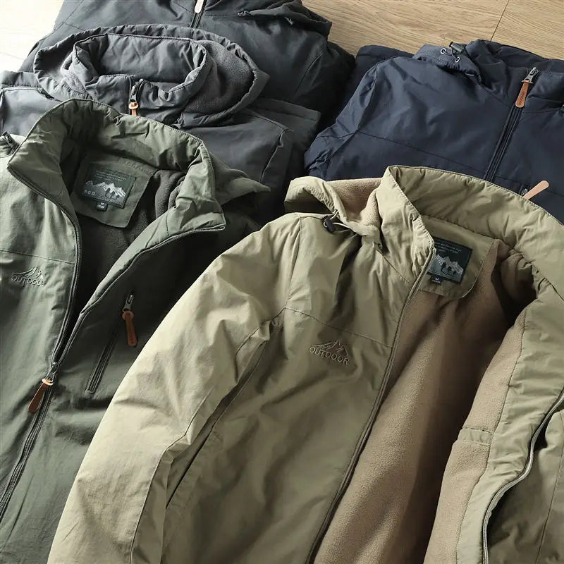Brodie - Waterproof Hooded Jacket with Front Zip
