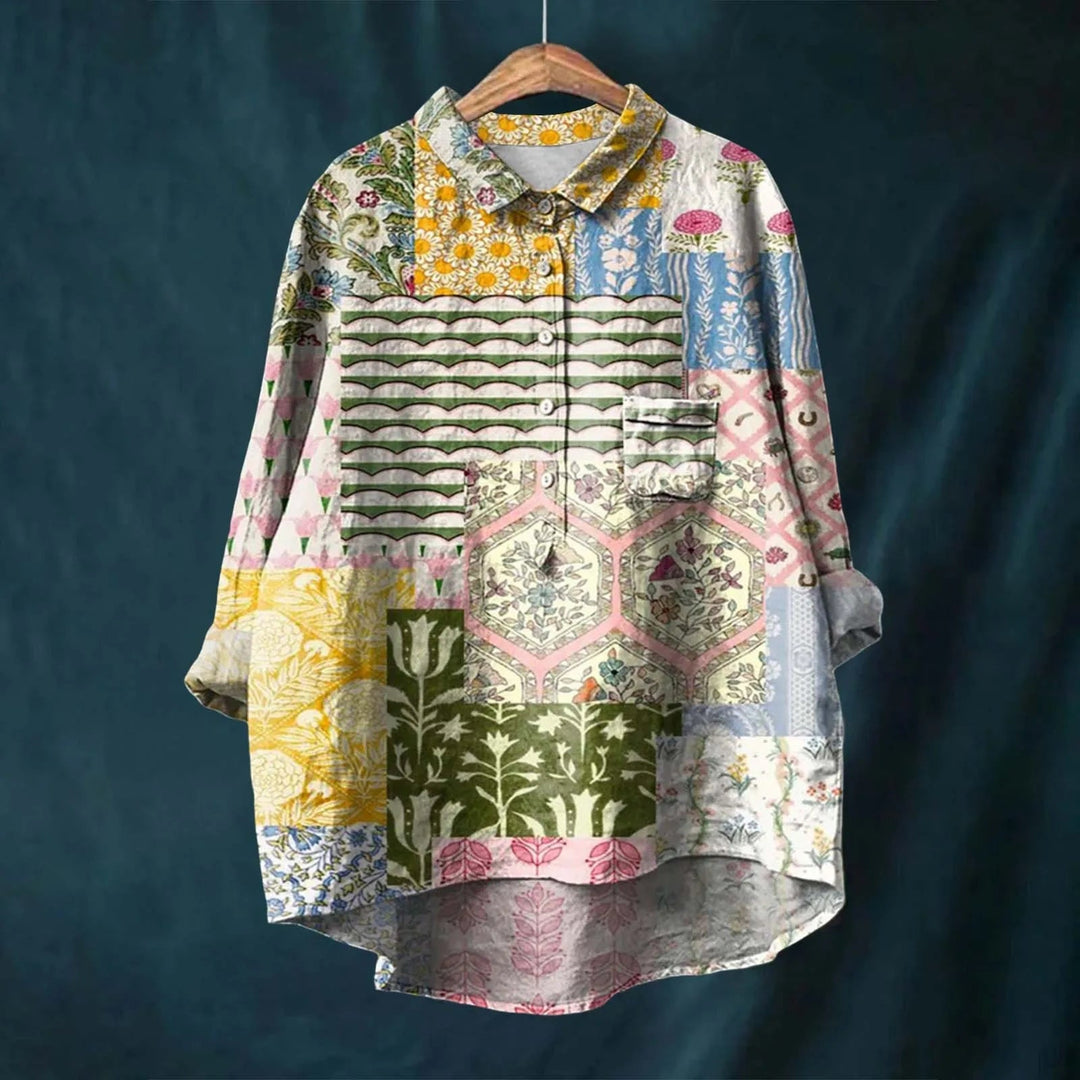 Jorina - Elegant Floral Shirt