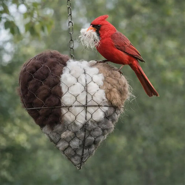 NestHeart - Soft Bird Heart for the Garden