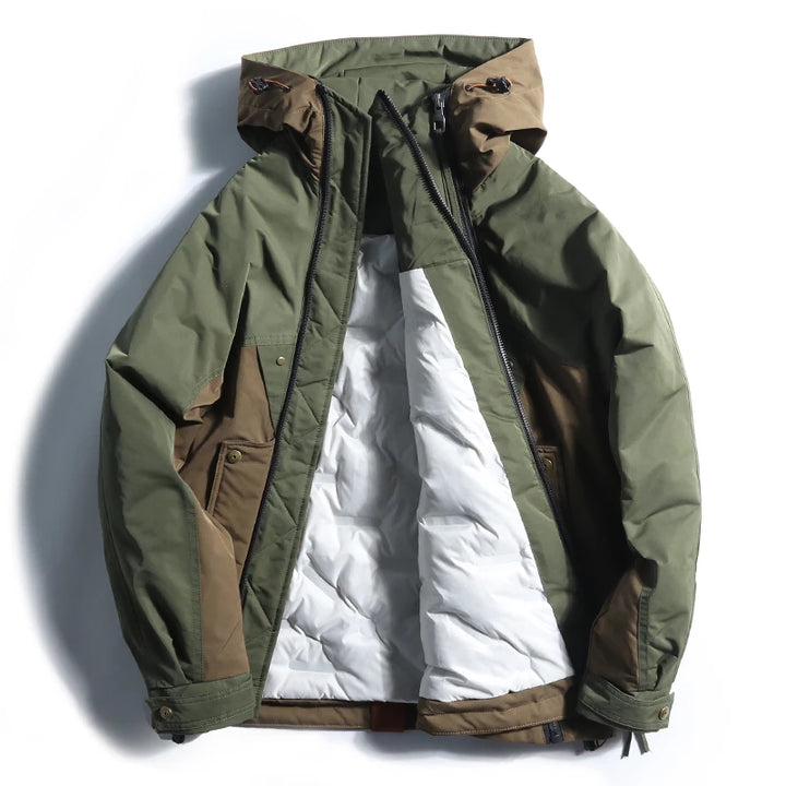 Emir - Double Zipper Down Warm Jacke