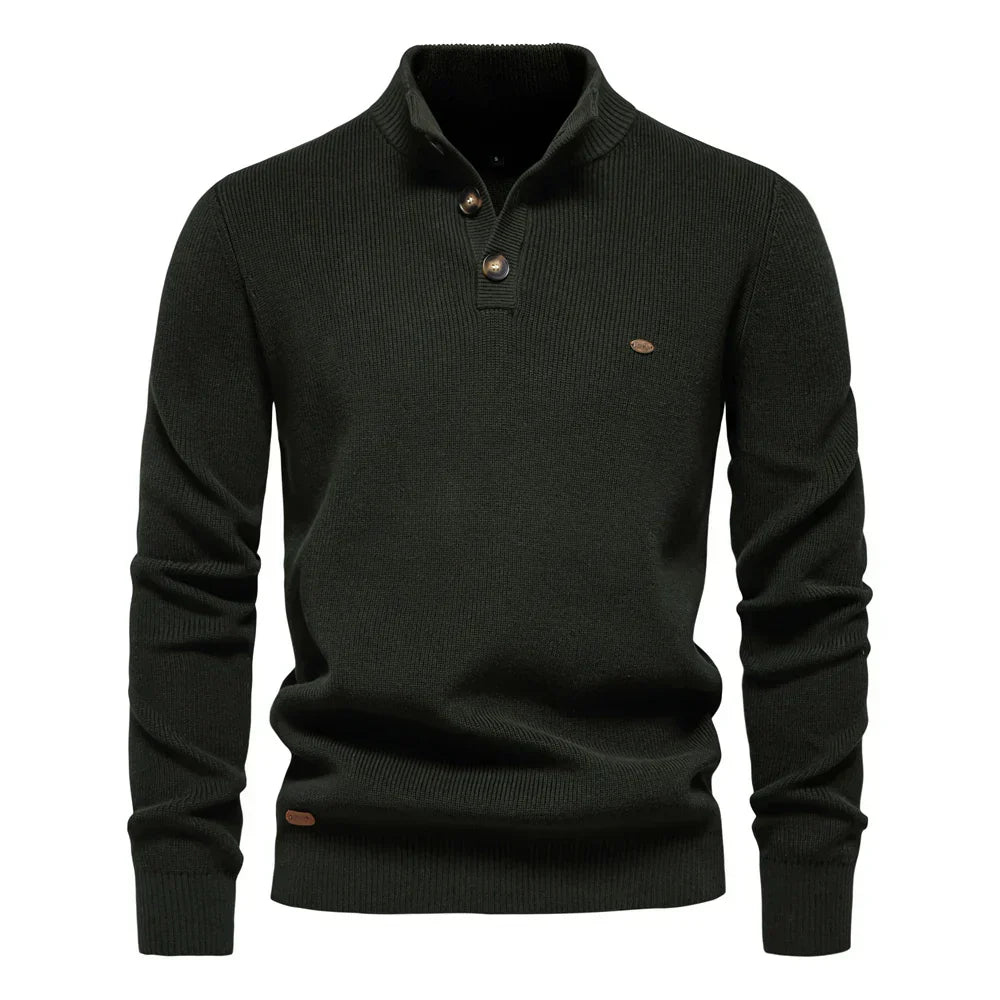 Szczerba - Sweater With Button Design